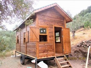 Bungalov Evler serisinden taşınabilir tekerlekli bungalov tiny house modelleri.