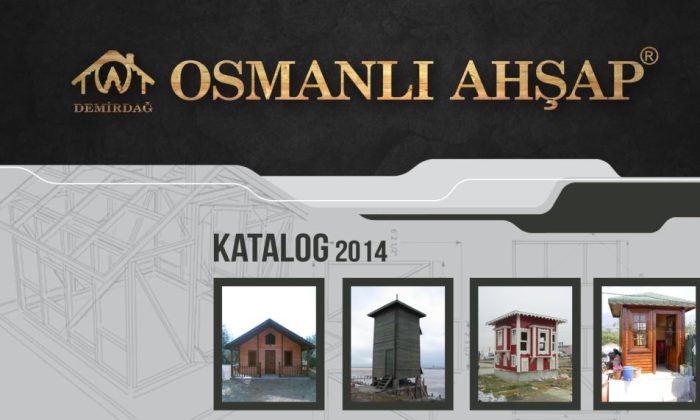 Osmanlı Ahşap Yapı prefabrik ve ahşap ev ürün kataloğu kapak görseli.